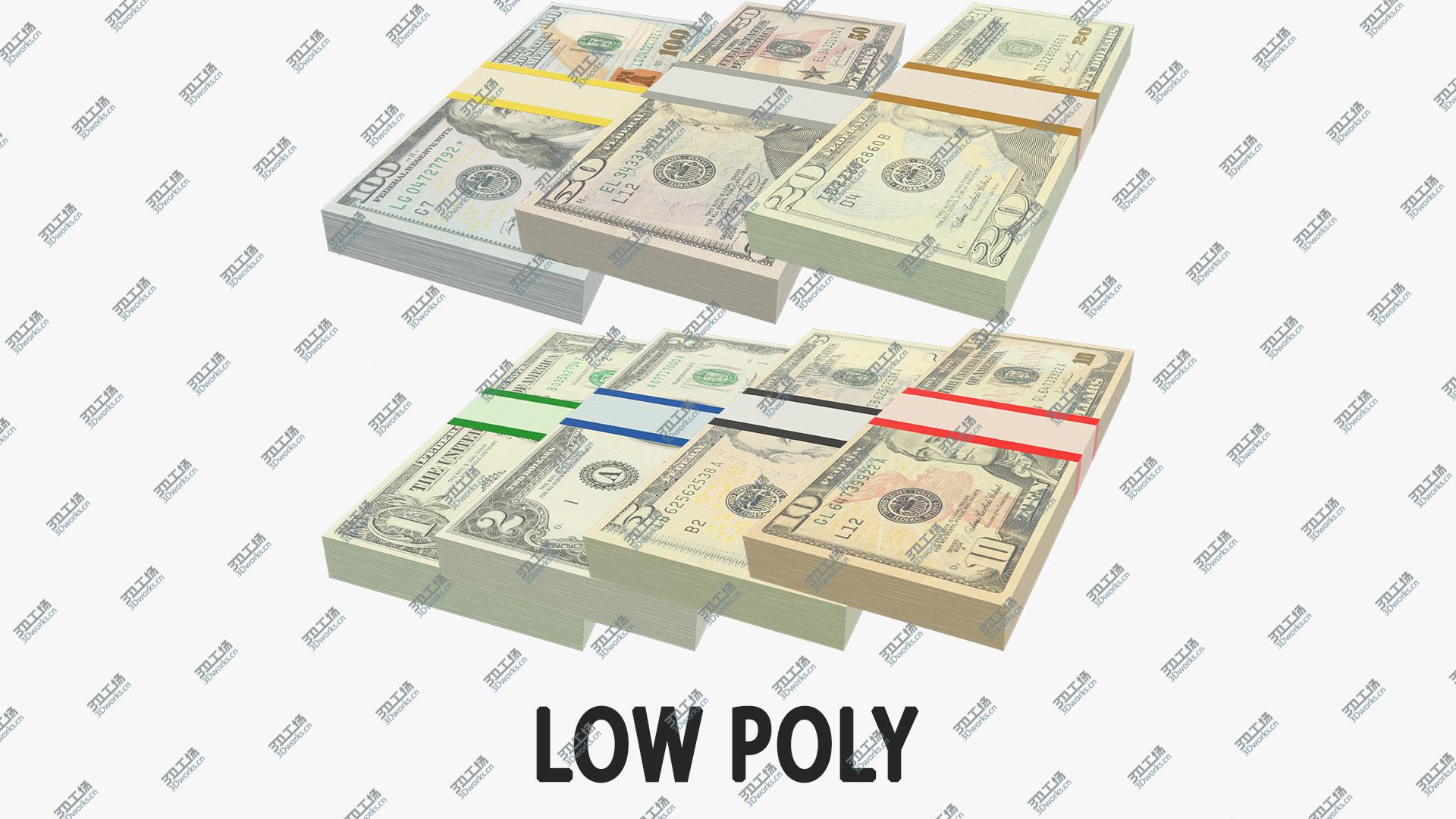 images/goods_img/202105073/Low Poly Dollars Bills Stacks Collection V1 3D model/2.jpg